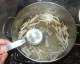 温かいもずくキムチスープ♪簡単食物繊維作り方5写真