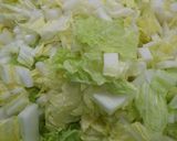 鮭と白菜のとろみ汁作り方1写真
