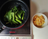 ポイントは強火！簡単♡青菜の卵炒め作り方5写真