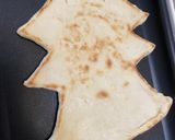 簡単クリスマスツリーピザ　ホットプレート作り方5写真