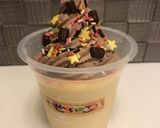 簡単‼︎カッププリンdeクリスマスツリー作り方4写真
