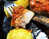 ミートソースでローストポーク作り方8写真