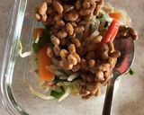 納豆と中華サラダの混ぜご飯作り方2写真