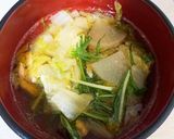 大量消費！白菜と大根の鶏だし醤油スープ作り方9写真