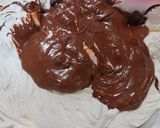 イチゴチョコクリームクリスマスケーキ作り方6写真