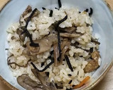 ほめられひじきの炊き込みご飯作り方6写真