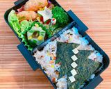 クリスマス弁当★海苔ツリー作り方2写真