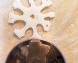 レンコンで雪の結晶　クリスマスの飾りに♪作り方6写真