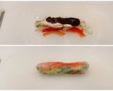 蒸し鶏ときゅうりの生春巻き作り方7写真