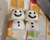 雪だるまのカップポテトサラダ作り方4写真