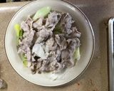 フライパンを使わない鍋キューブ塩豚丼作り方6写真