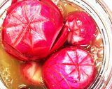ラディッシュや赤かぶの花形甘酢漬け作り方8写真