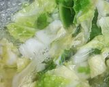 リカちゃん♡白菜 あさり汁作り方7写真