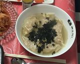 キムチマンドゥグック（キムチ餃子スープ）作り方7写真