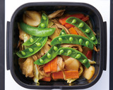 帆立と野菜のオイスターソース炒め作り方5写真