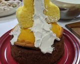 市販の鈴カステラでクリスマスツリーケーキ作り方6写真