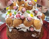 市販の鈴カステラでクリスマスツリーケーキ作り方8写真