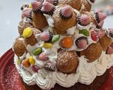 市販の鈴カステラでクリスマスツリーケーキ作り方9写真