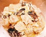 鶏レバーと蒟蒻のからしマヨ和え作り方5写真
