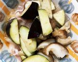 全てレンジ豚こま白麻婆豆腐&茄子作り方13写真