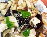 全てレンジ豚こま白麻婆豆腐&茄子作り方21写真