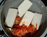 簡単一人鍋(キムチ味)作り方1写真