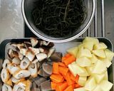 簡単　家庭料理✨切り昆布の五目うま煮作り方6写真