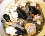 炊飯器で豪華パエリア　作り方3写真
