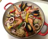 炊飯器で豪華パエリア　作り方7写真