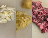 牛肉と 長芋と 香菜の中華炒め作り方2写真