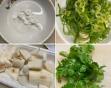 牛肉と 長芋と 香菜の中華炒め作り方4写真