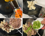 牛肉と 長芋と 香菜の中華炒め作り方7写真
