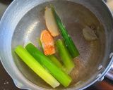 韓国お雑煮　トックマンドゥグク作り方1写真