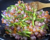 アスパラベーコンライス作り方3写真