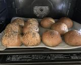 香ばしい　全粒粉＆もち麦入り　胡麻パン作り方7写真