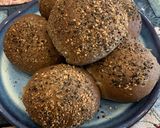 香ばしい　全粒粉＆もち麦入り　胡麻パン作り方8写真