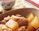 材料2つ！豚肉と大根のバター醤油旨煮込み作り方3写真