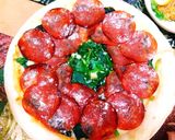 パーティ【ピザ2種:舞茸とサラミ】作り方3写真