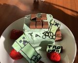 クリーパーケーキ　マイクラ作り方5写真