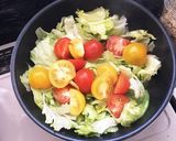 簡単ヘルシー☆レタスとトマトの卵炒め作り方5写真