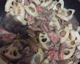 牛肉れんこんの生姜煮 ＊作り置き＊作り方4写真