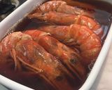 海老のうま煮 おせち お重作り方8写真
