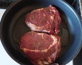 厚切り輸入牛のステーキ作り方4写真