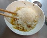 チキンハンバーグと特製スタミナソース作り方3写真