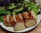 しっとり美味しい☆ポテサラ肉包み作り方9写真