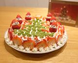 クリスマスケーキ クリスマスツリーケーキ作り方4写真