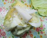 キャベツのざく切り(芯取り)ஐ♡*作り方3写真