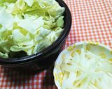 キャベツのざく切り(芯取り)ஐ♡*作り方13写真