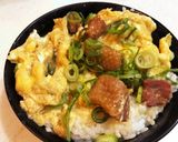 3分レシピ　やきとり缶詰めで作る親子丼作り方5写真