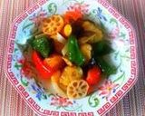 肉団子と彩り野菜の中華風餡かけ作り方7写真